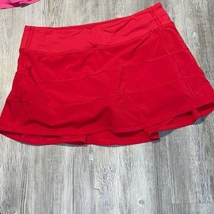 Lululemon Pace Rival Skirt RED❤️‍🔥